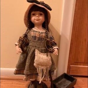Ellis Island Porcelain Doll - Sophie